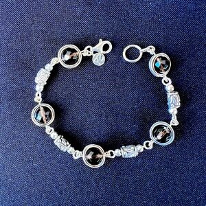 PZ Silver & Gemstone Beaded Bracelet